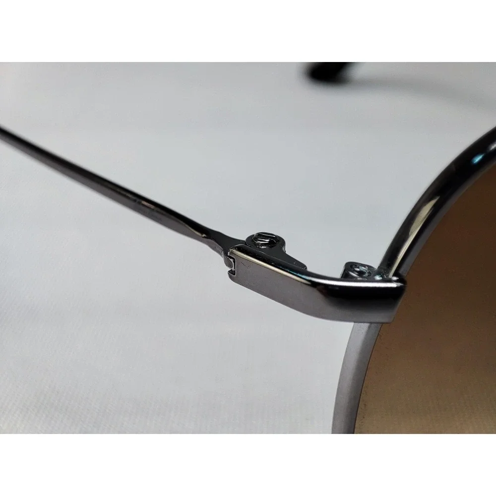 Ray-Ban RB3267 004/13 Silver Aviator Sunglasses Brown Gradient 64mm